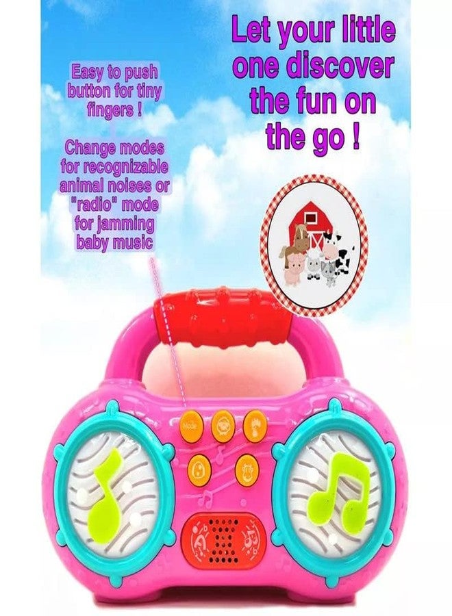 Bluebell Toys for Kids Musical Mini Radio Multifuctional with Different Modes & Animal Sound Light Educational Toys for Kids Girls Boys (Pack of 1) Random Color Dispatch - Image 4